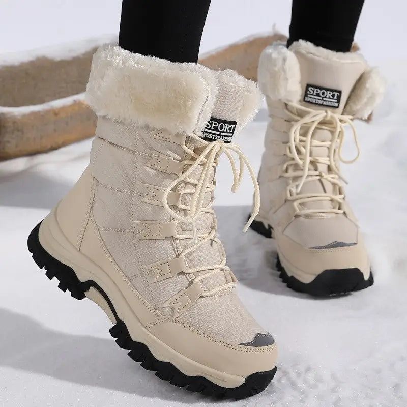 Chaussures grand froid femme doublure fourrure