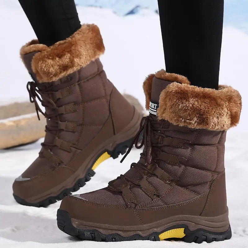 Chaussures grand froid femme doublure fourrure