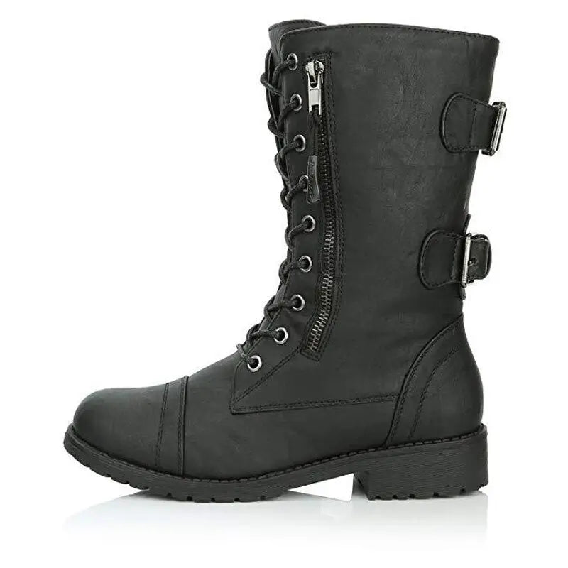 Chaussures style rangers femme