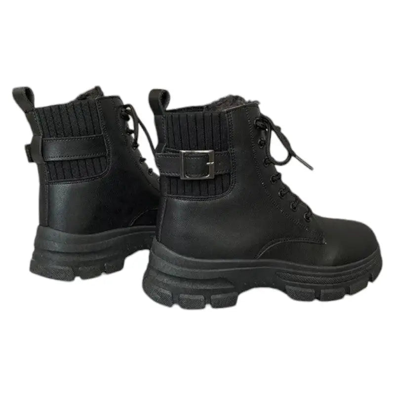 Chaussures type rangers femme