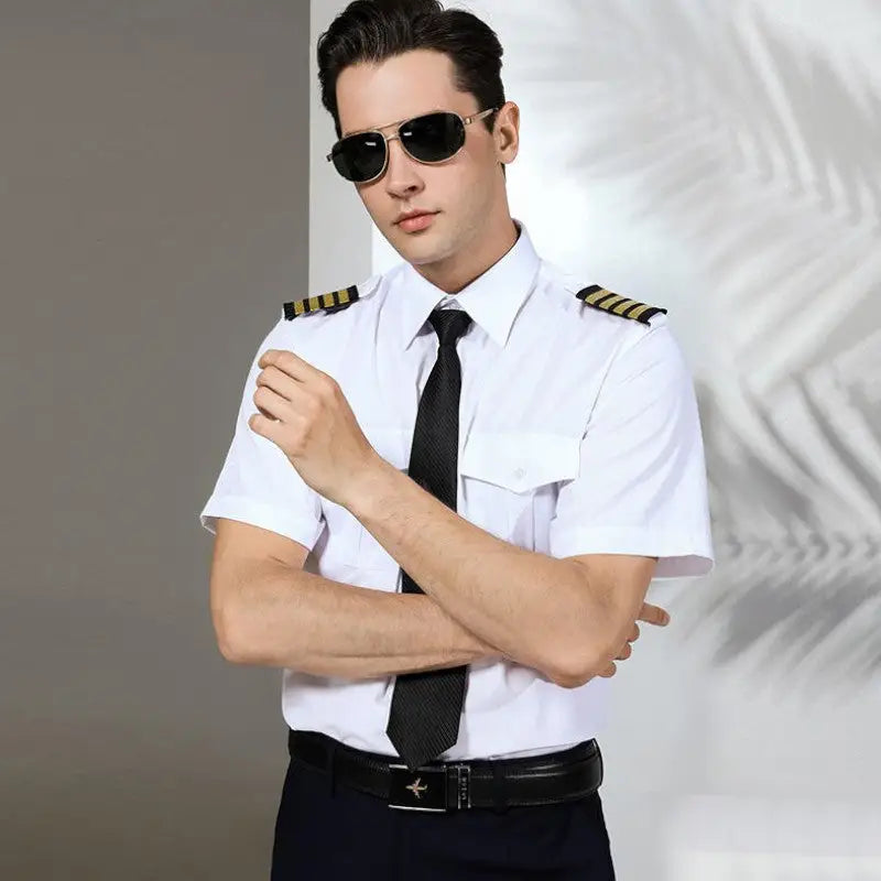Chemise blanche militaire