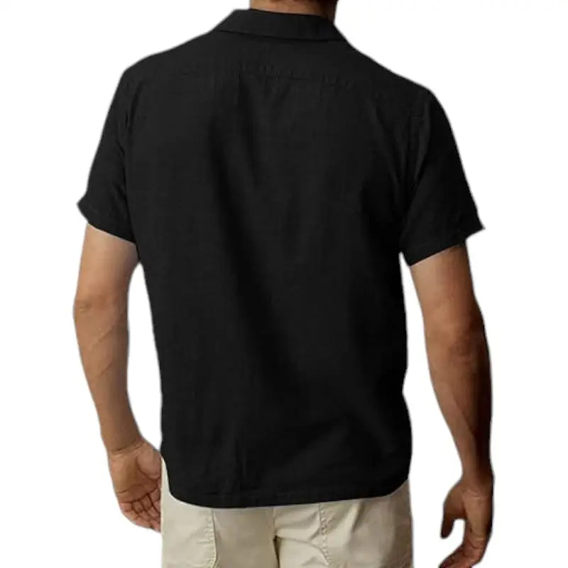 Chemise été homme coton et lin