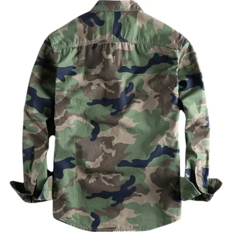 Chemise militaire homme grande taille