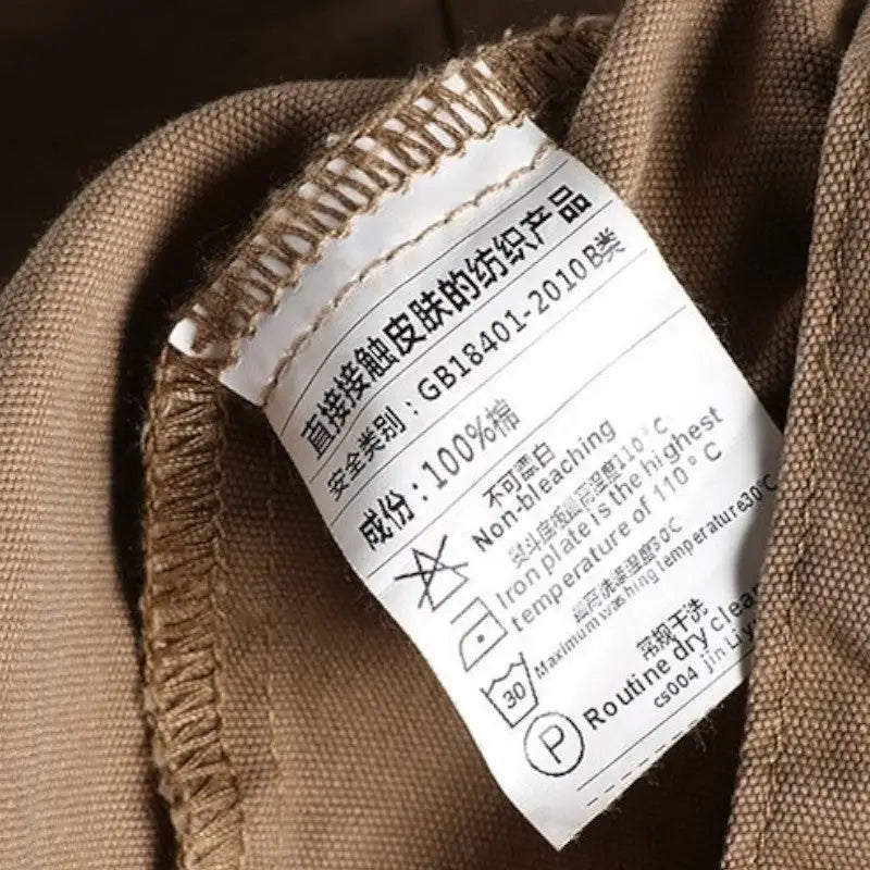 Chemise militaire hommes