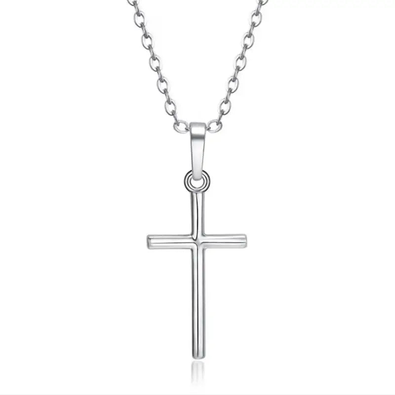 COLLIER MILITAIRE CROIX - ACIER INOXYDABLE