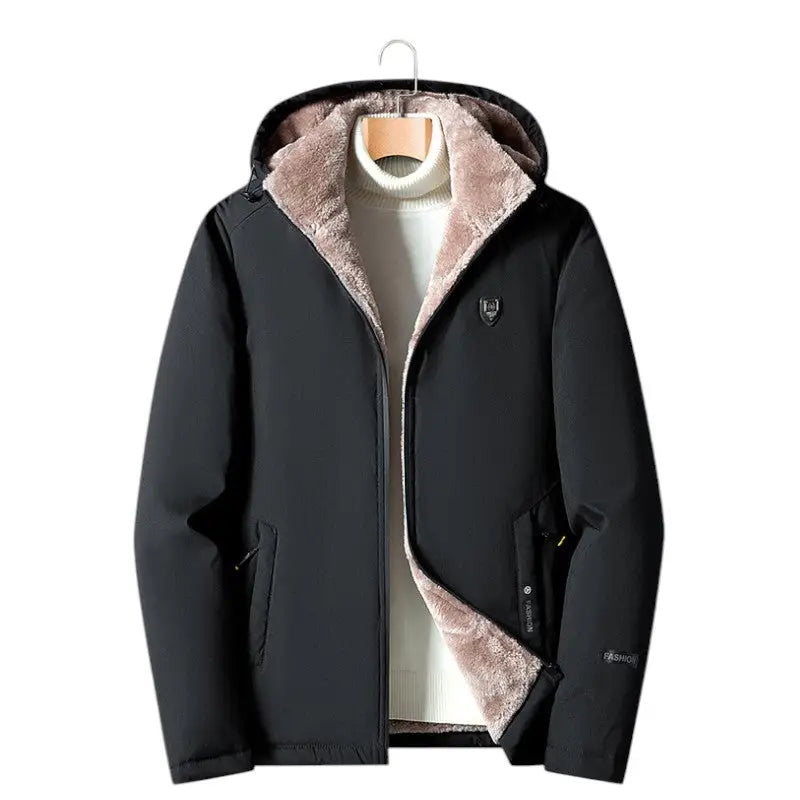 Coupe-vent doublé polaire homme