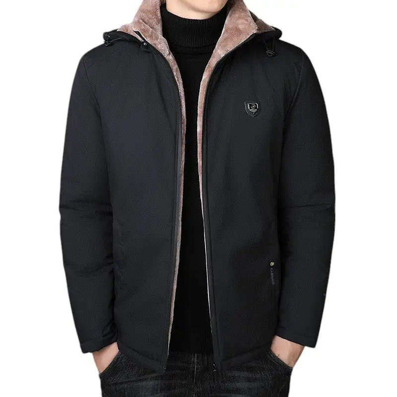 Coupe-vent doublé polaire homme