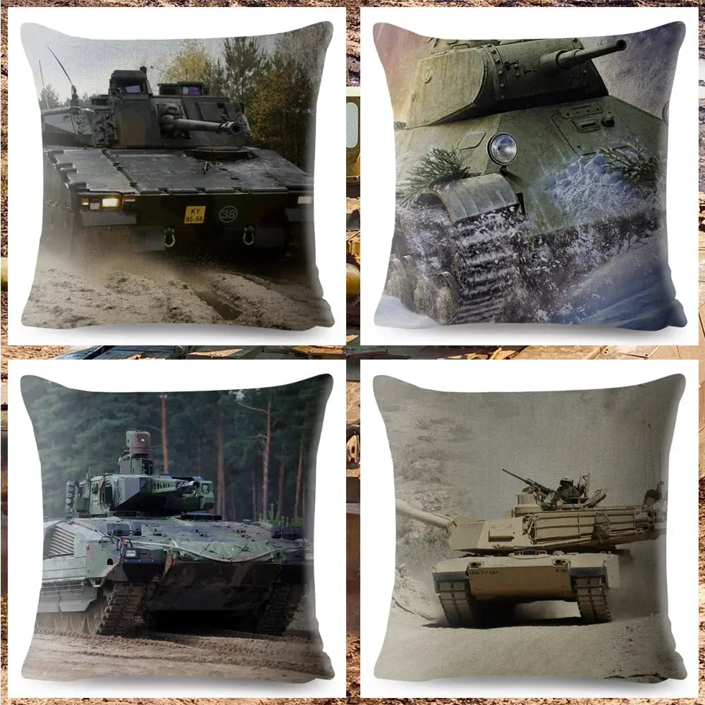 COUSSIN MILITAIRE - DÉCOR ARME DE GUERRE