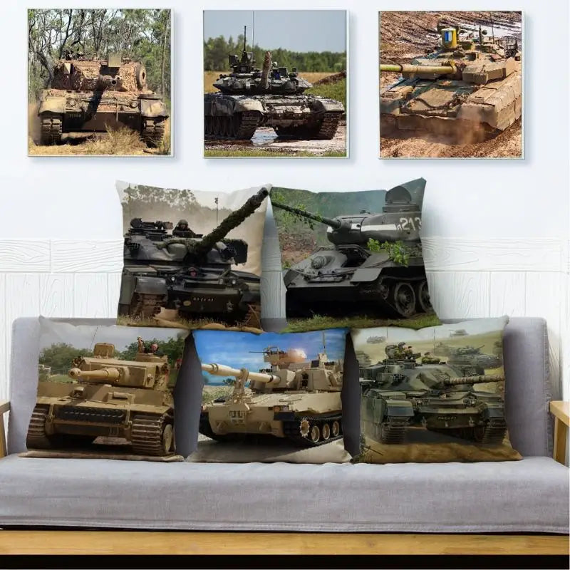 COUSSIN MILITAIRE - DÉCOR ARME DE GUERRE