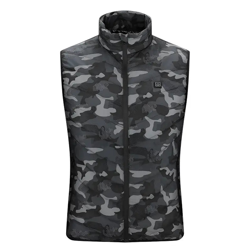 Gilet chauffant camouflage 9 zones