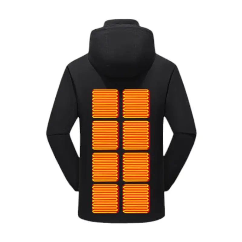 Doudoune chauffante doublé polaire homme