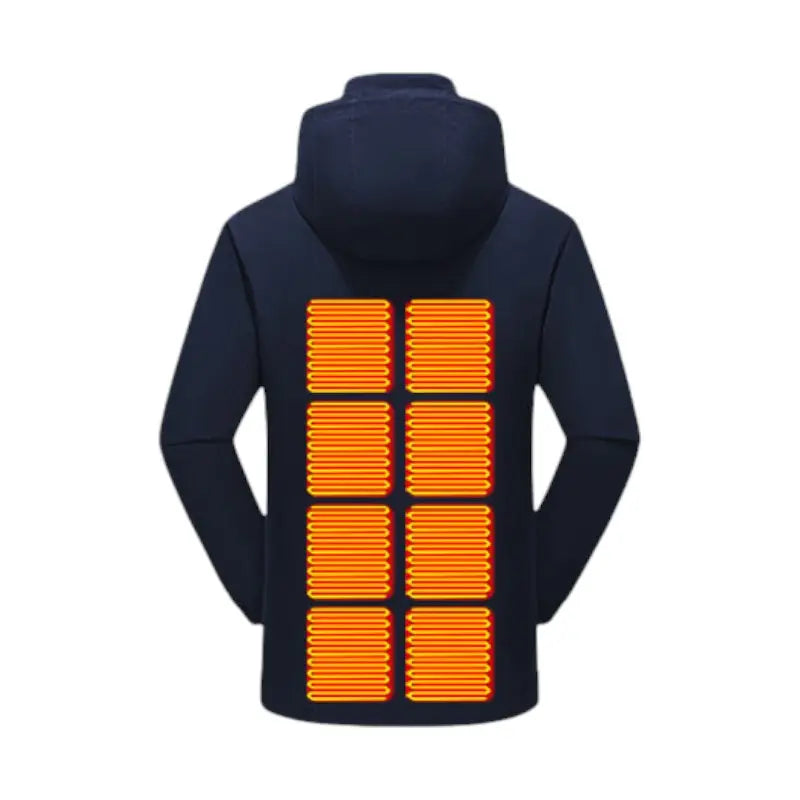 Doudoune chauffante doublé polaire homme