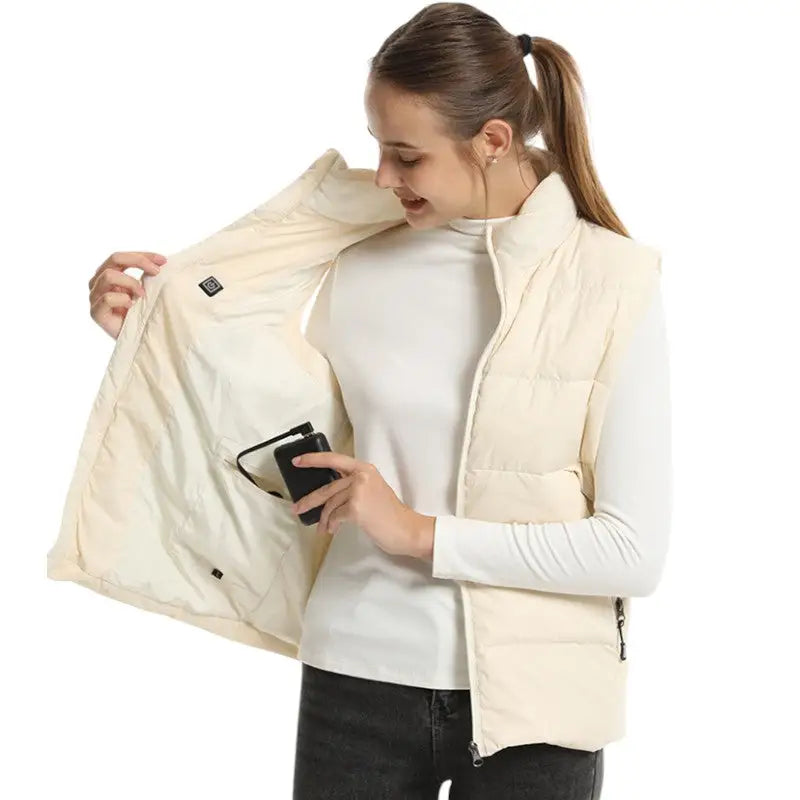 Gilet chauffant électrique
