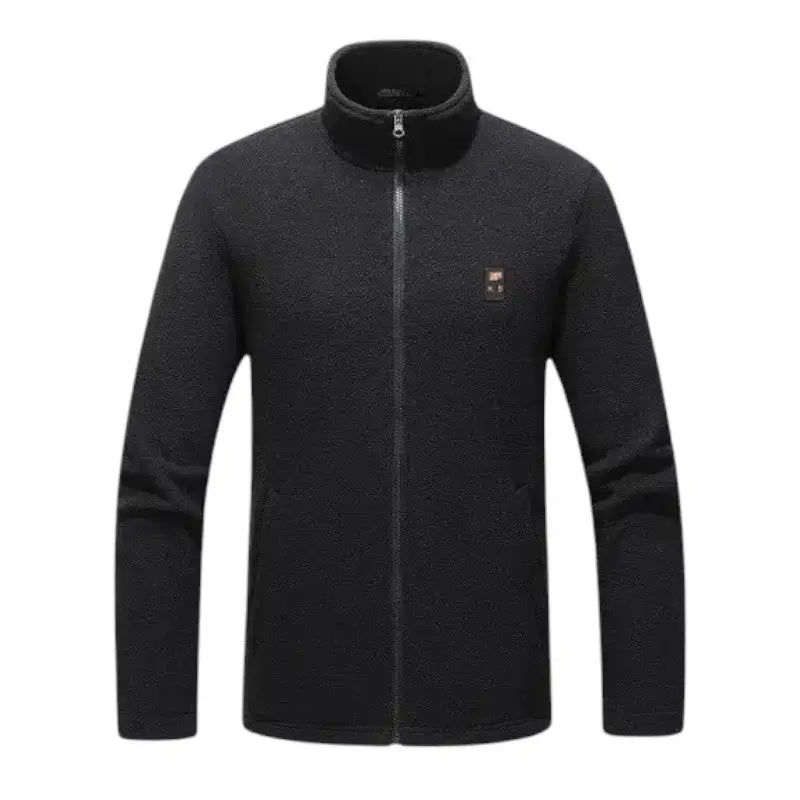 Doudoune chauffante homme bouton power