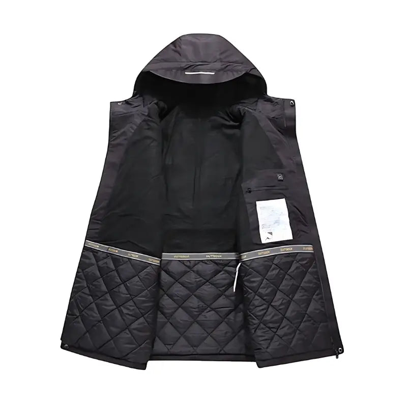 Veste chauffante femme imperméable avec capuche