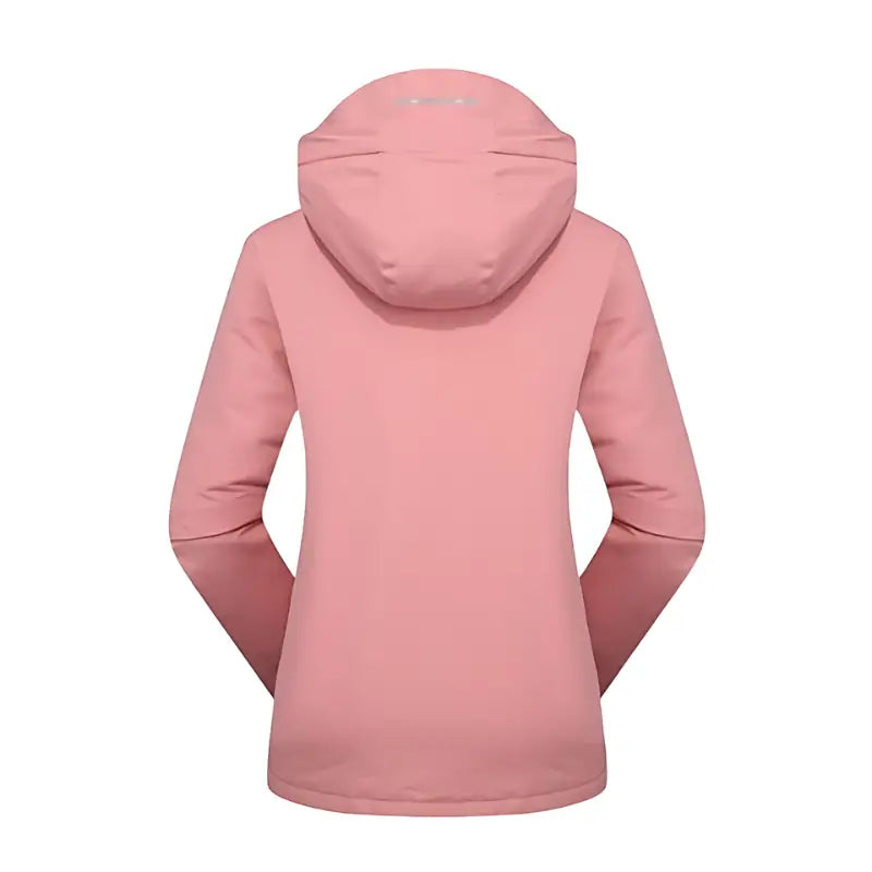 Veste chauffante femme imperméable avec capuche