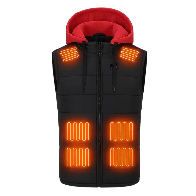 Gilet chauffant USB 15 zones