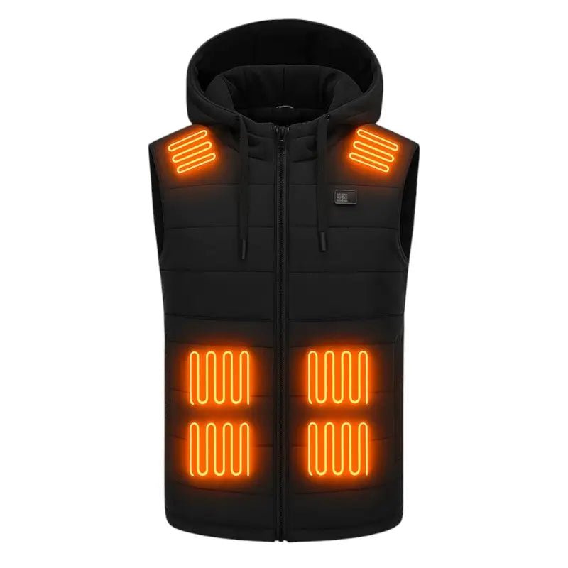 Gilet chauffant USB 15 zones