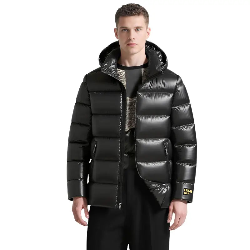 Doudoune homme hiver à capuche