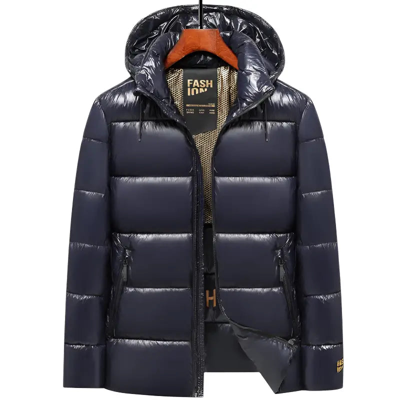 Doudoune homme hiver à capuche