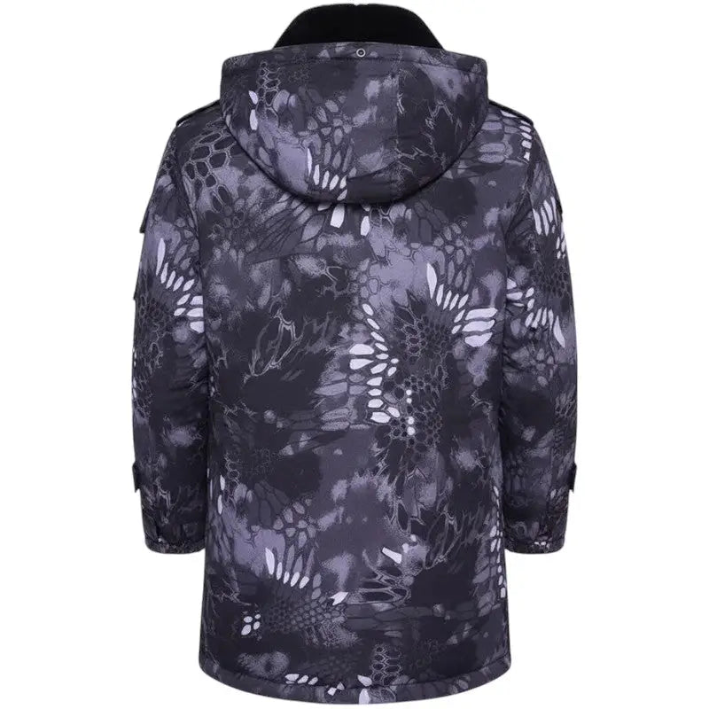 Parka militaire homme col fourré