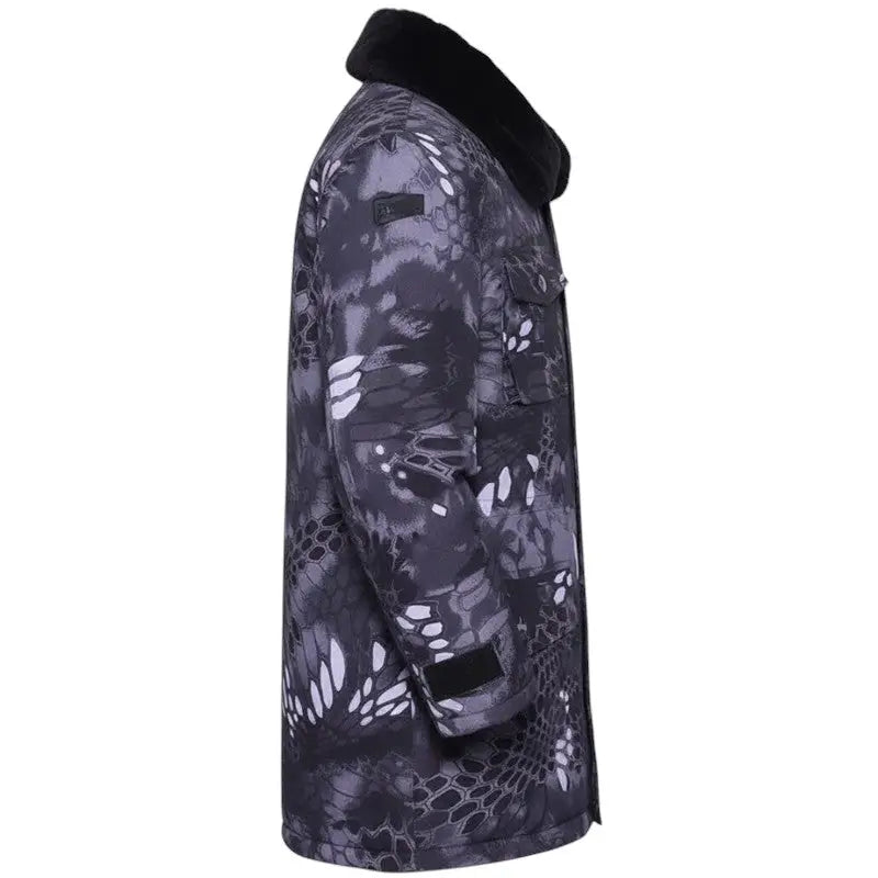 Parka militaire homme col fourré