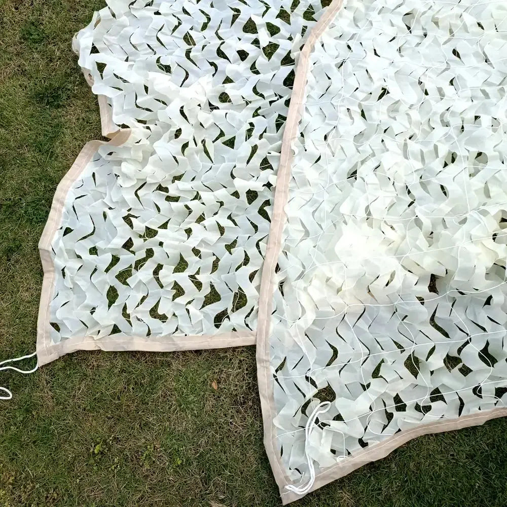 Filet de camouflage blanc