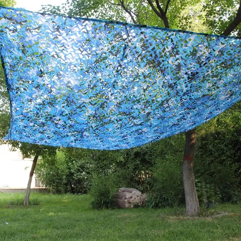 Filet de camouflage bleu