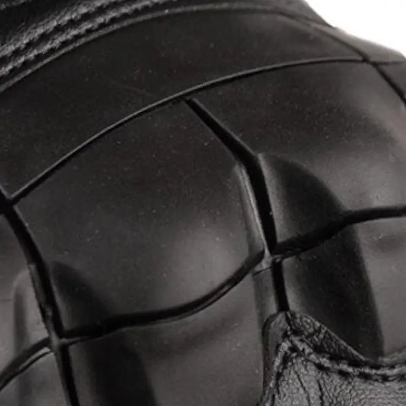 Gant tactique militaire renforcé cuir synthétique noir