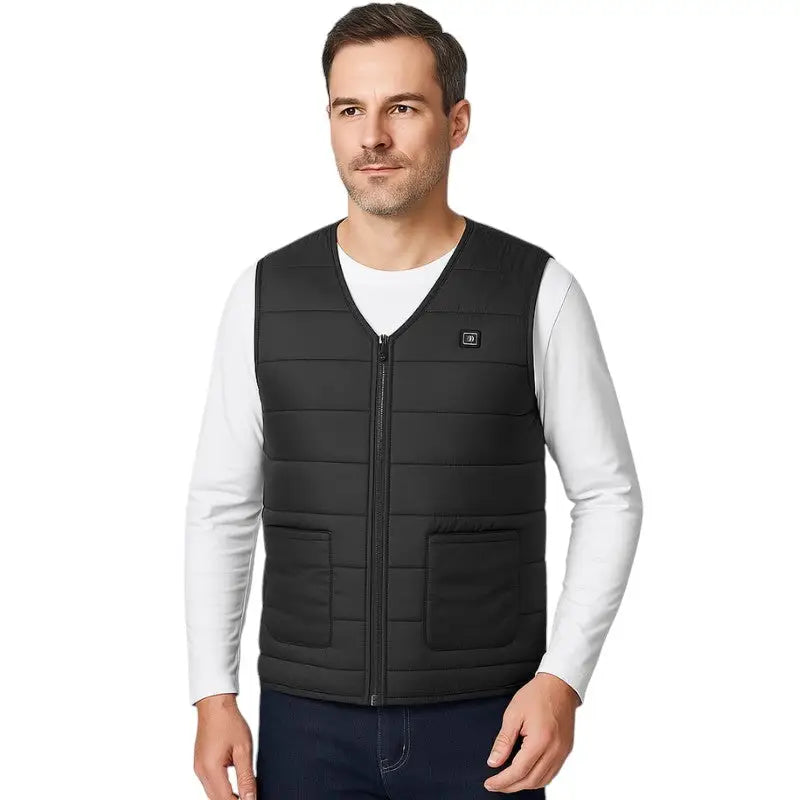 Gilet chauffant homme coupe-vent