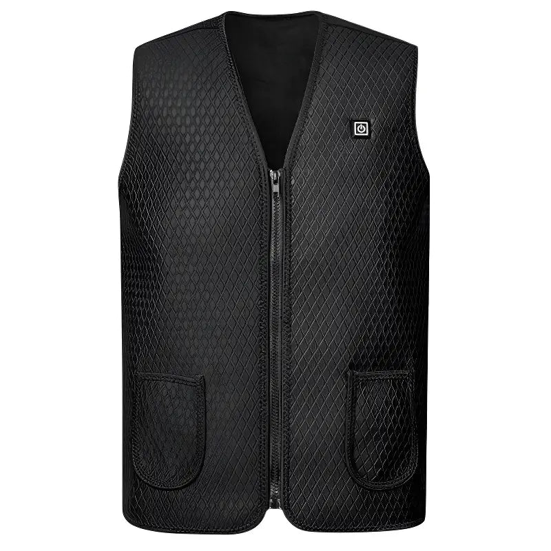 Gilet chauffant homme fibre de carbone