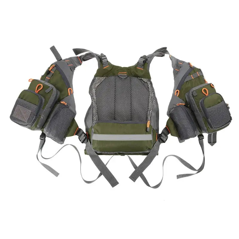 Gilet de pêche à la mouche multi-poches