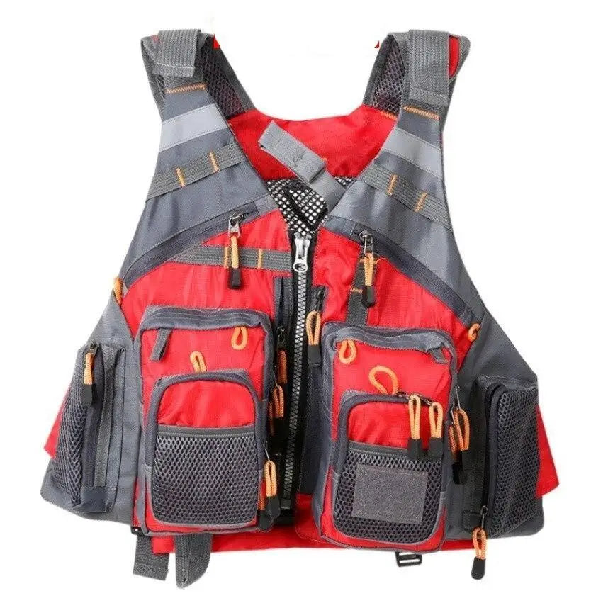 Gilet de pêche à la mouche multi-poches