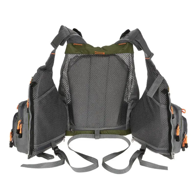 Gilet de pêche à la mouche multi-poches