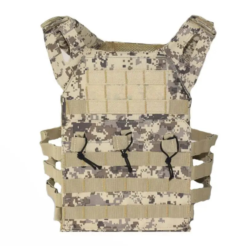 GILET TACTIQUE MILITAIRE AVEC POCHES MOLLE