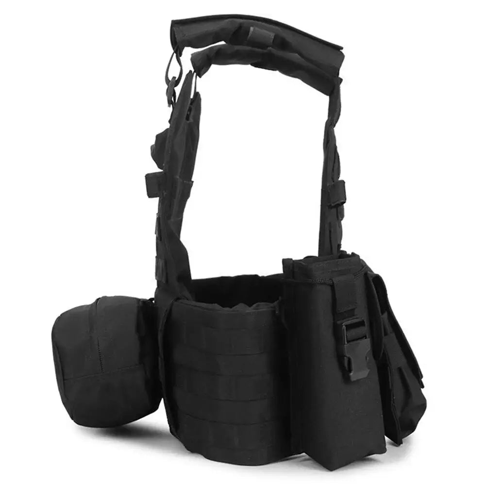 GILET TACTIQUE MOLLE - PORTE-CHARGEURS & SYSTÈME MODULAIRE