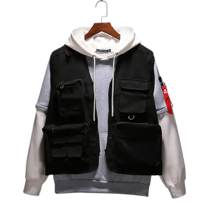 Gilet multipoches streetwear