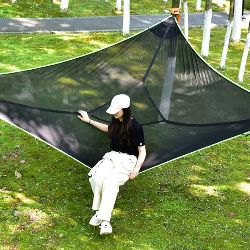 Hamac geant triangle