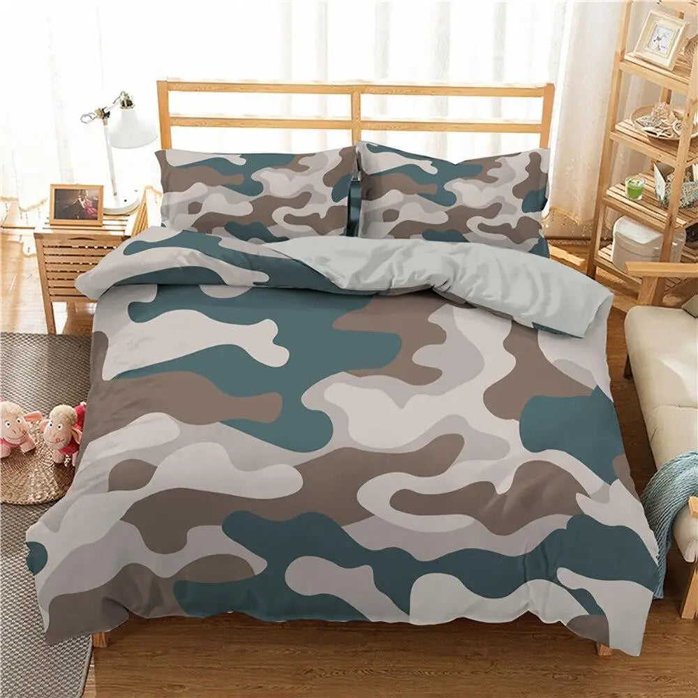 Housse de couette militaire 220x240