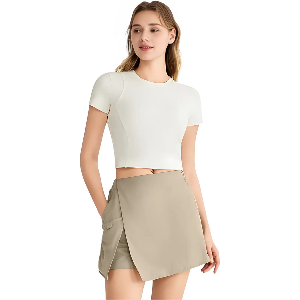 Jupe short randonnée femme