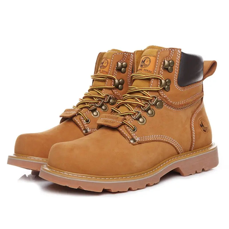 Bottines homme cuir nubuck
