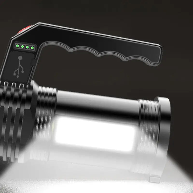 Lampe torche led ultra puissante rechargeable militaire