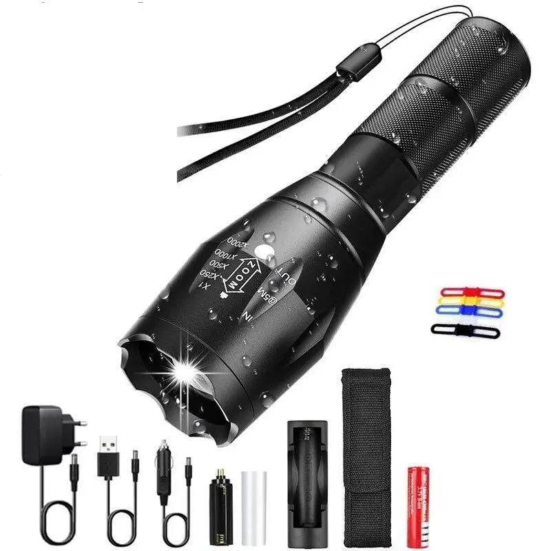 Lampe torche militaire tactique