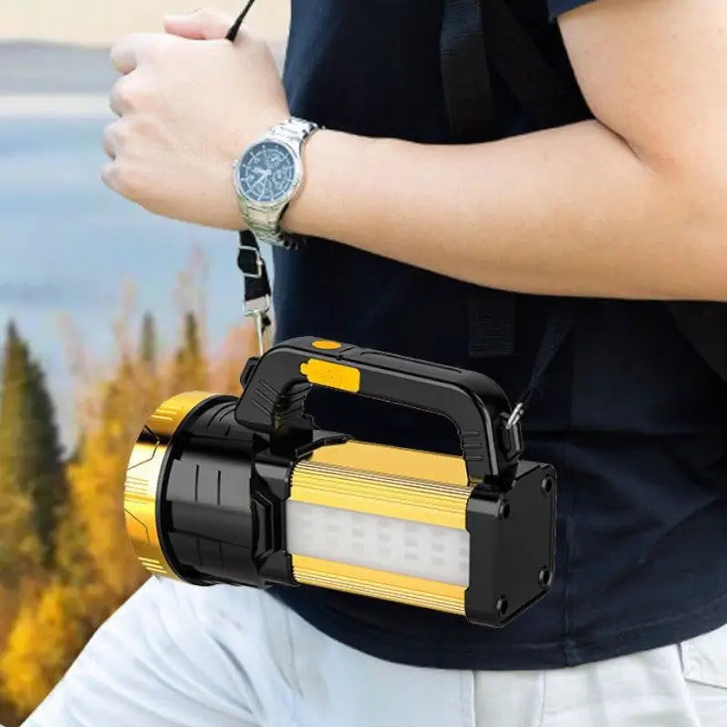 Lampe torche puissante cave