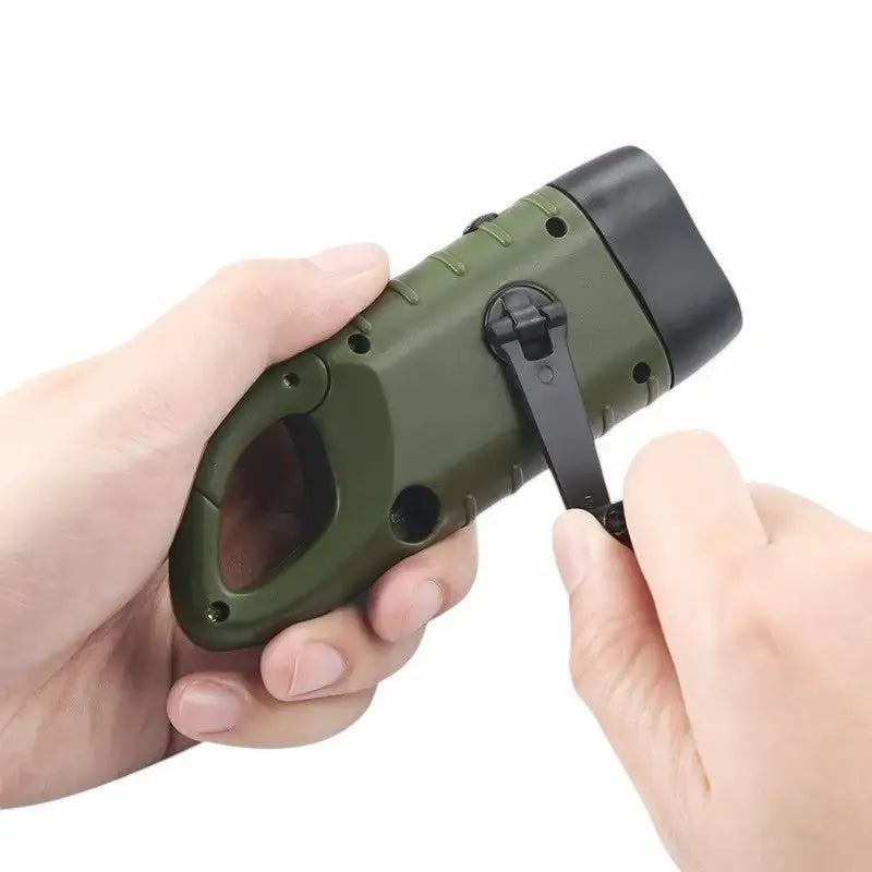 Lampe torche rechargeable manivelle