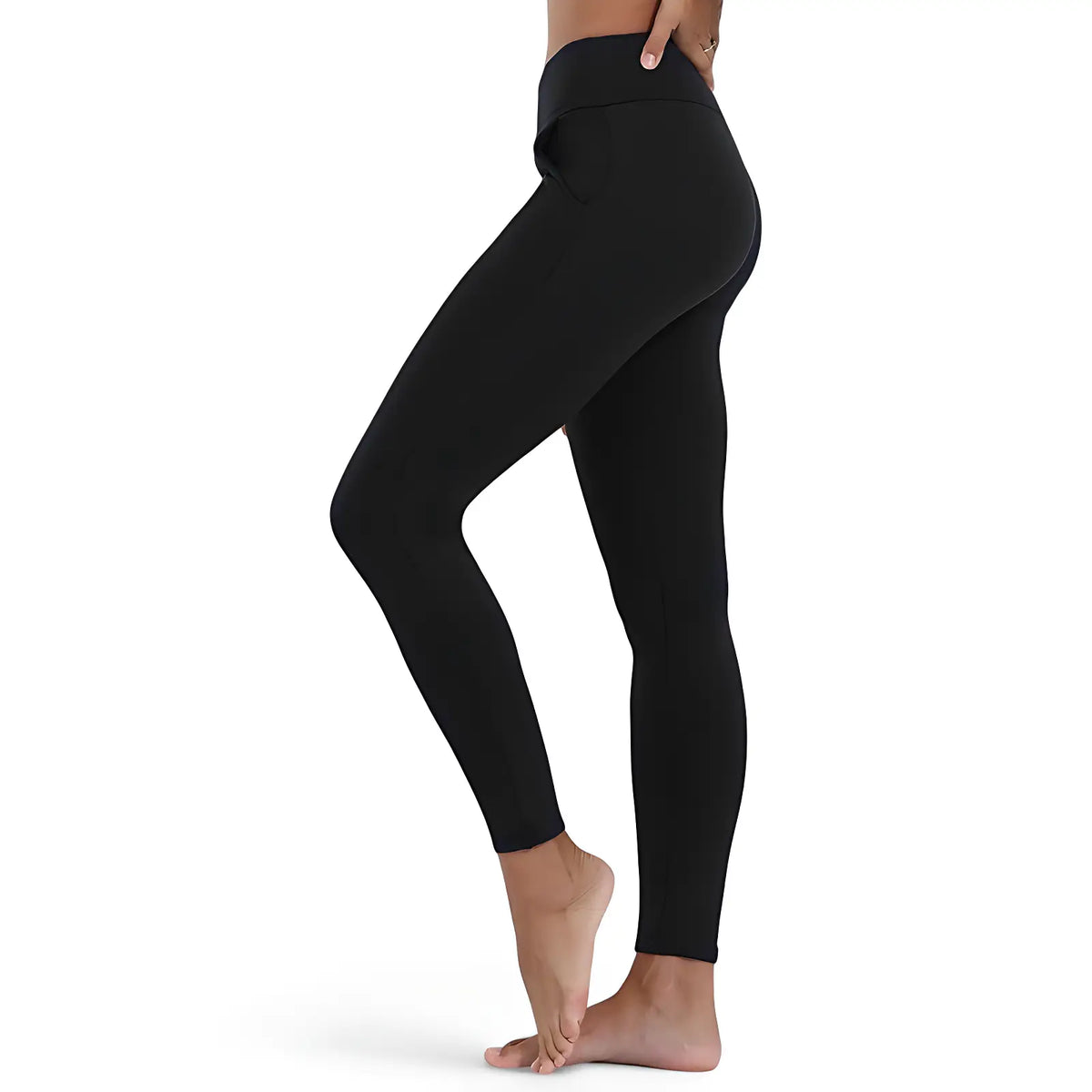 Legging doublé polaire femme randonné