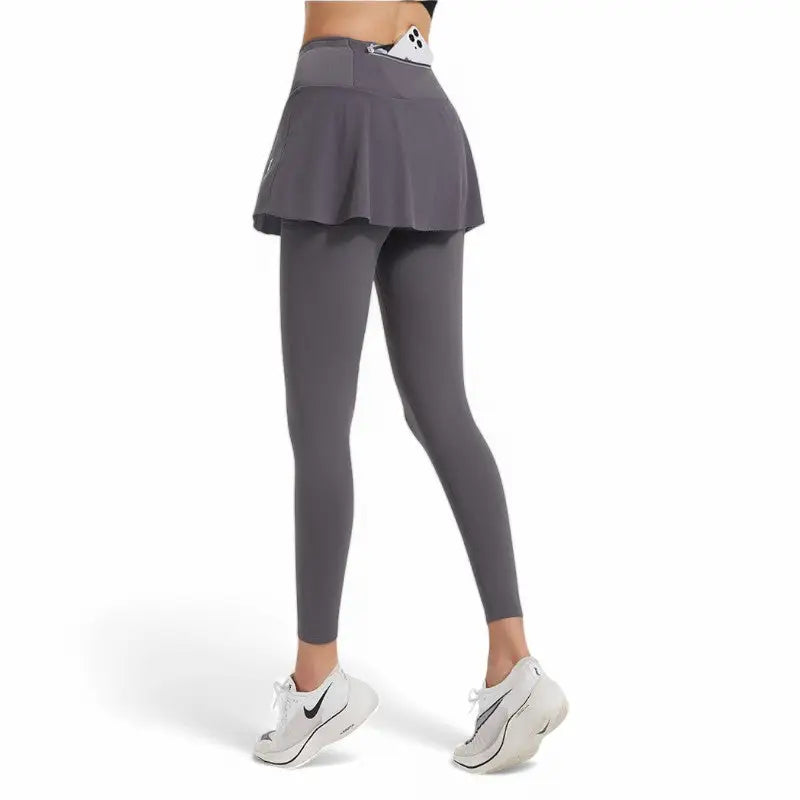 Legging jupe 2 en 1 femme sport randonnée