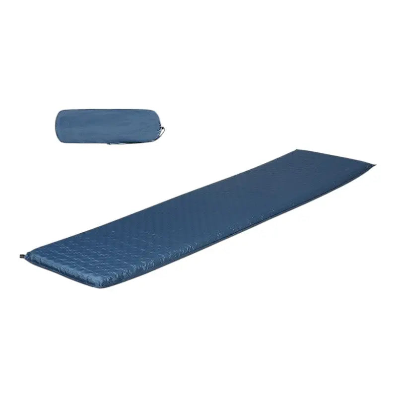 Matelas autogonflant bleu 185x51x5