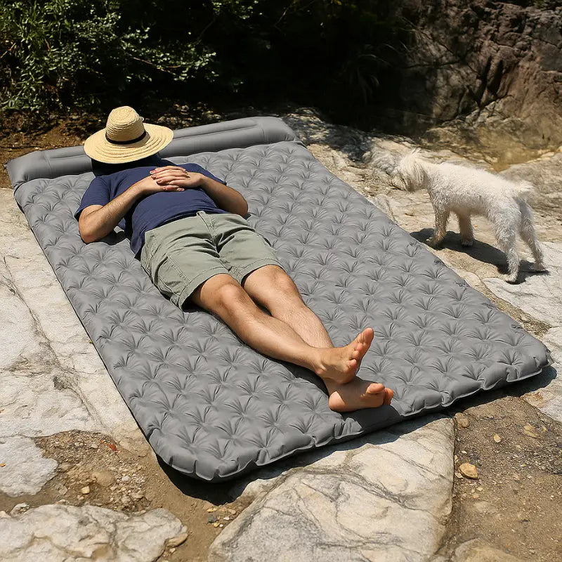 Matelas autogonflant double 200 x 120 cm