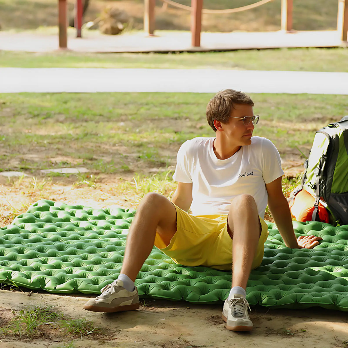 Matelas de sol double camping